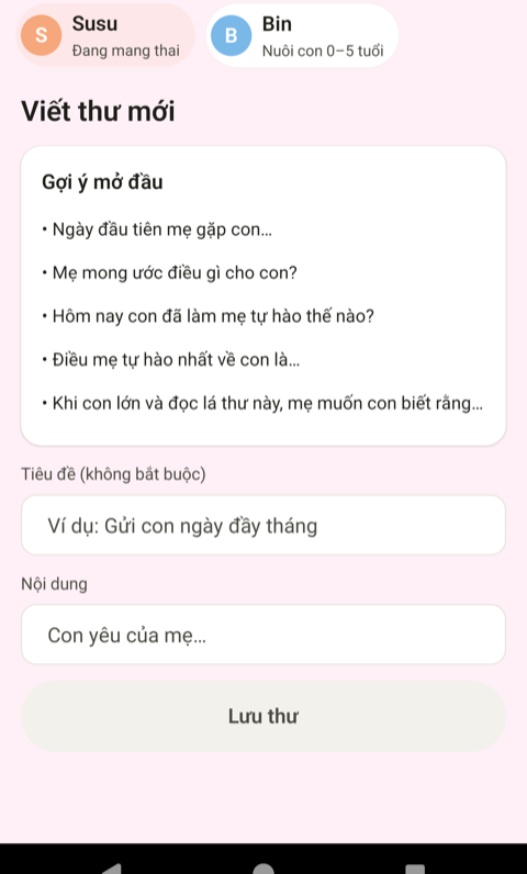 Thư gửi con